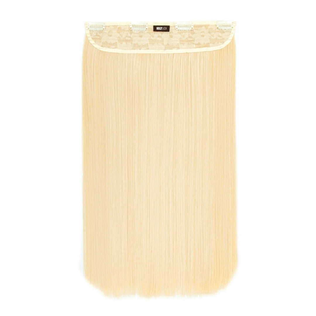 Extensiones Lisas Con Hilo Invisible y clips 55cm