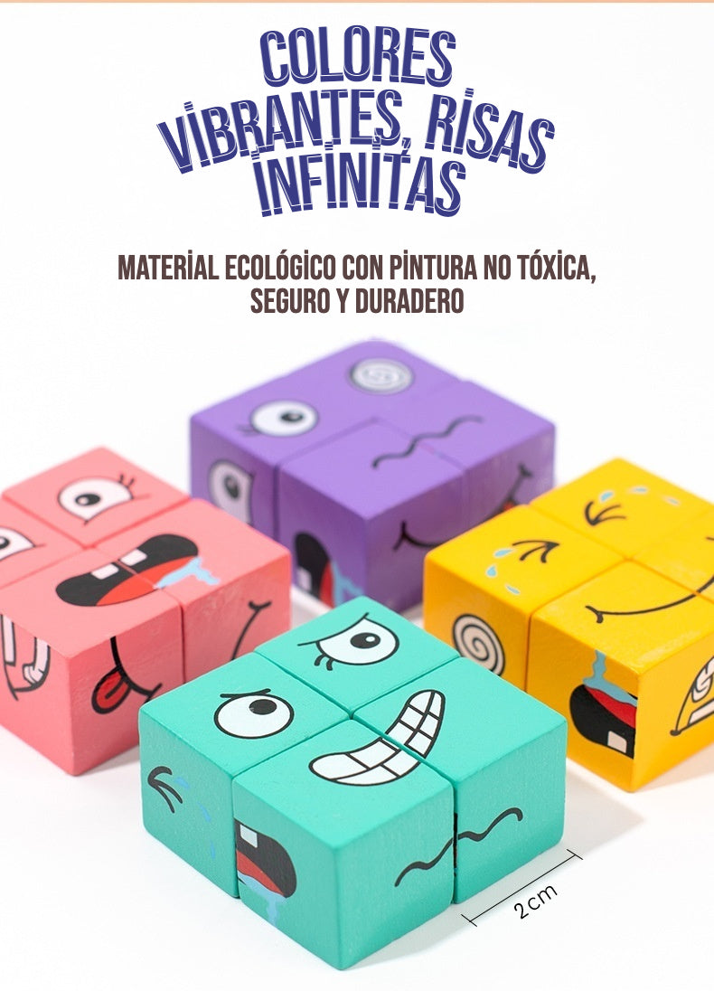 Cubos de Emoción Montessori