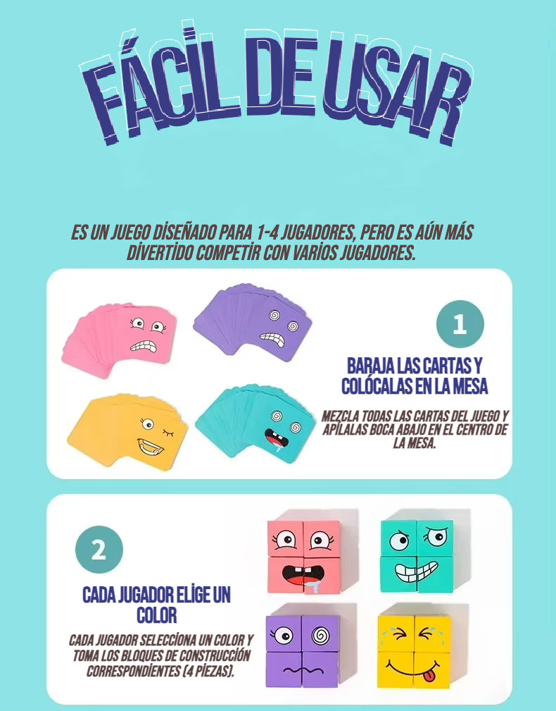 Cubos de Emoción Montessori