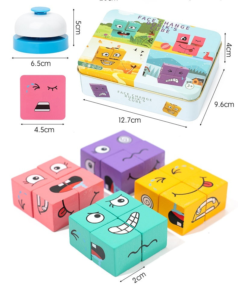 Cubos de Emoción Montessori