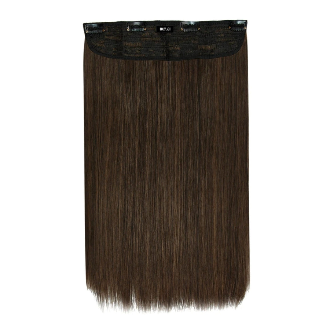 Extensiones Lisas Con Hilo Invisible y clips 55cm