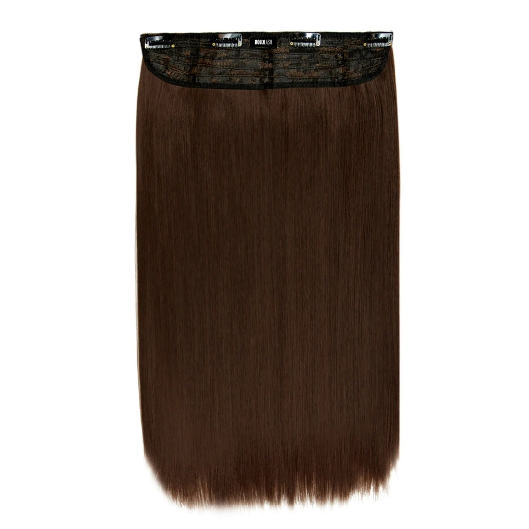 Extensiones Lisas Con Hilo Invisible y clips 55cm