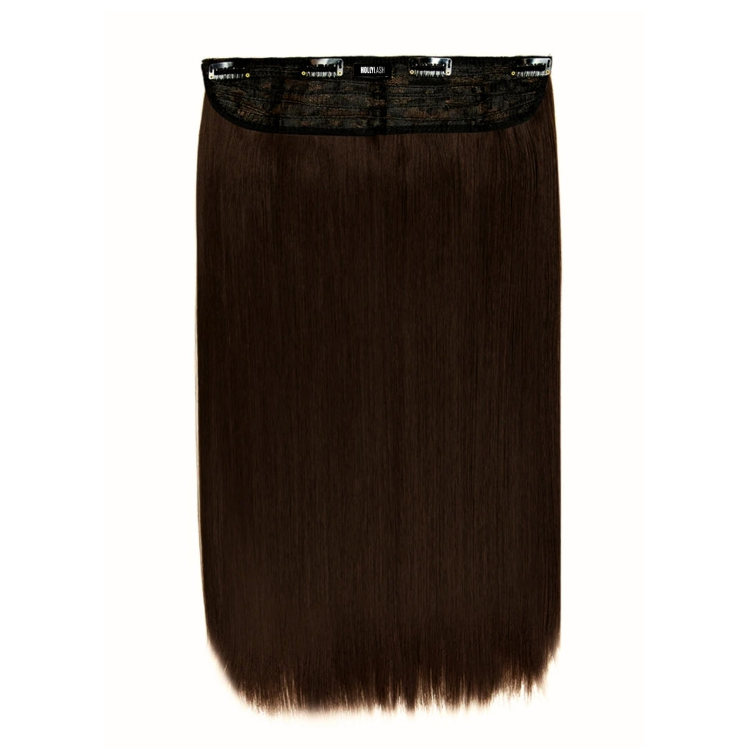 Extensiones Lisas Con Hilo Invisible y clips 55cm
