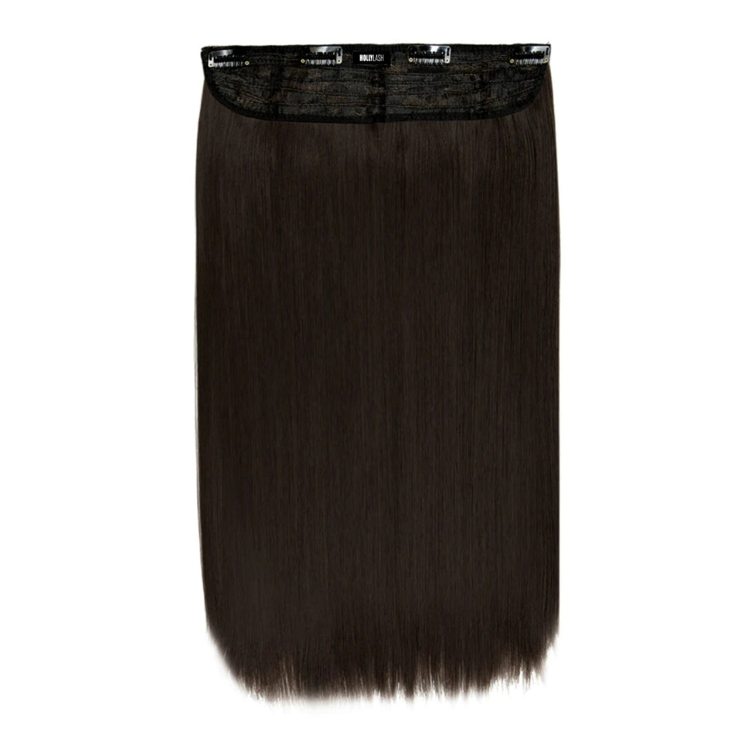 Extensiones Lisas Con Hilo Invisible y clips 55cm