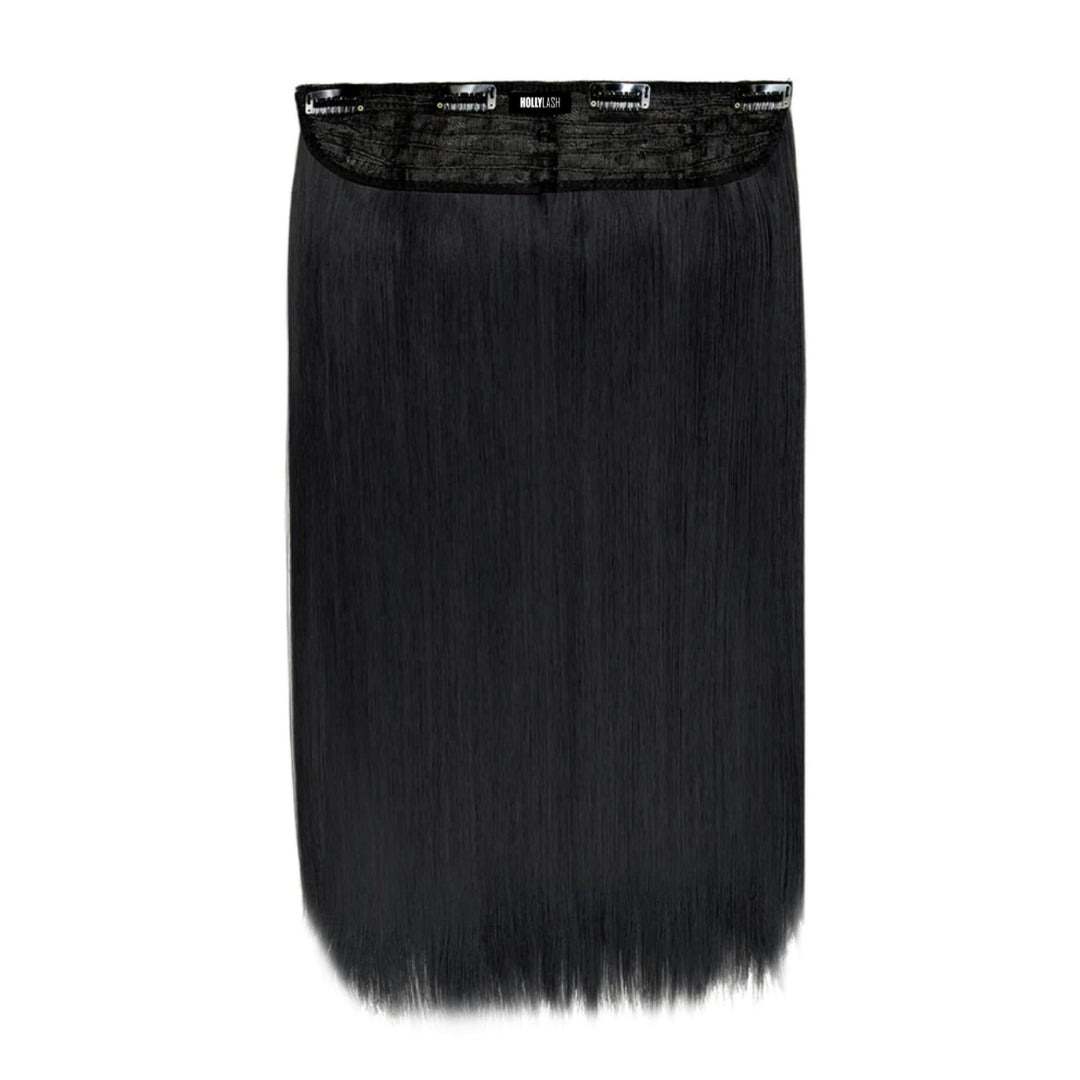 Extensiones Lisas Con Hilo Invisible y clips 55cm