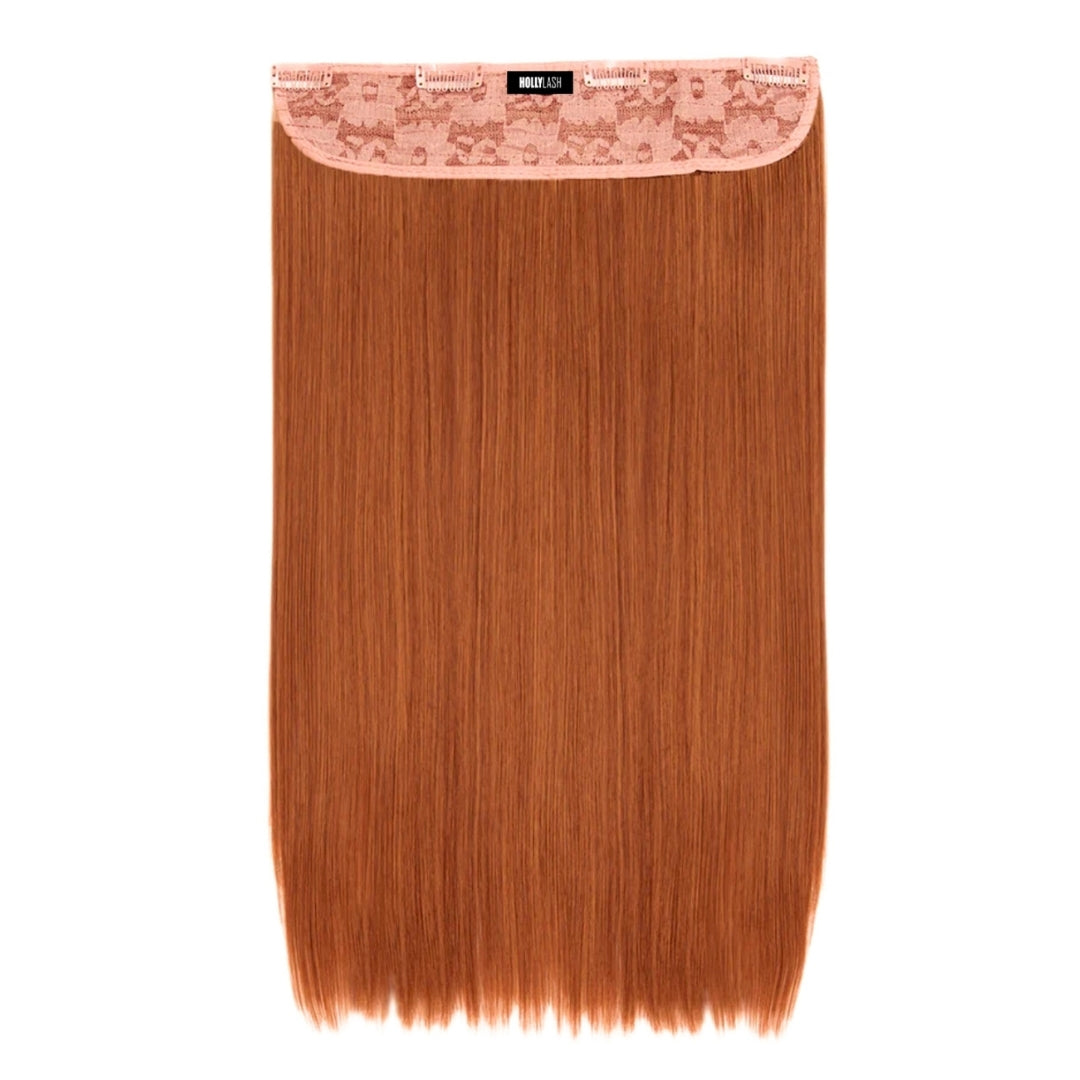 Extensiones Lisas Con Hilo Invisible y clips 55cm