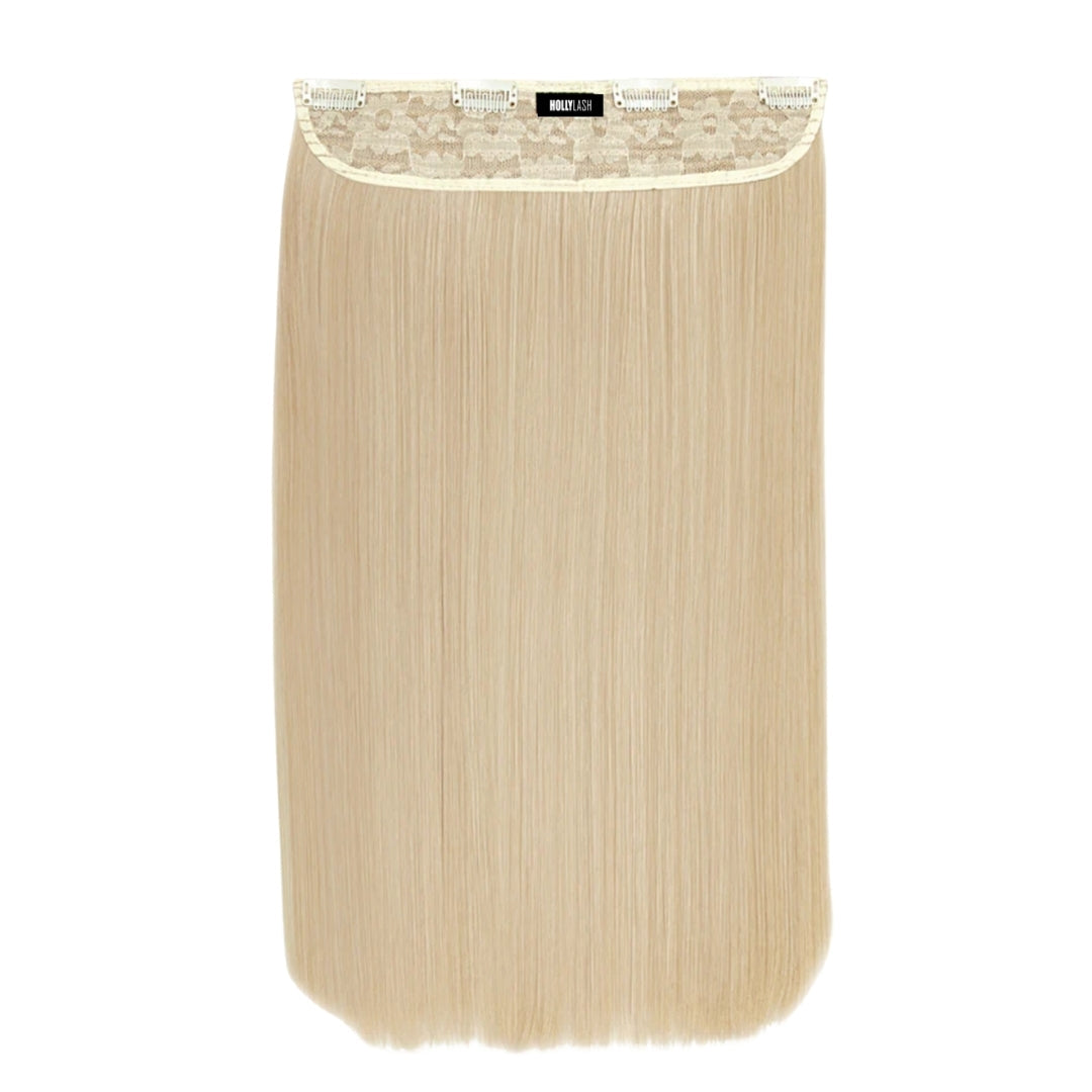 Extensiones Lisas Con Hilo Invisible y clips 55cm
