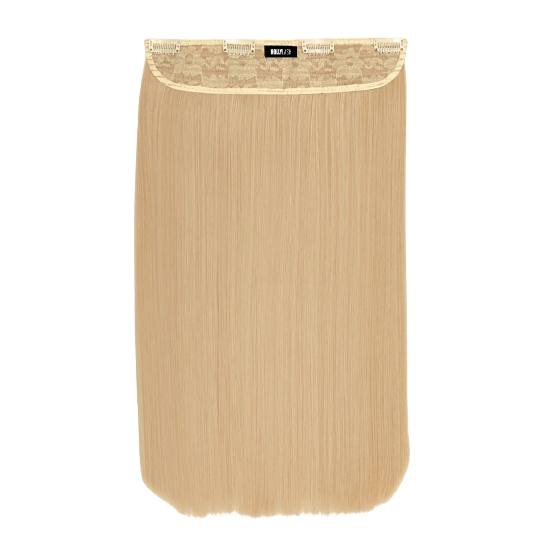 Extensiones Lisas Con Hilo Invisible y clips 55cm