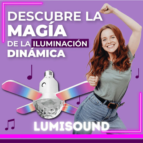LUMISOUND - PARLANTE BLUETOOTH CON BOMBILLA INTEGRADA
