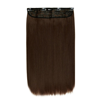 Extensiones Lisas Con Hilo Invisible y clips 55cm
