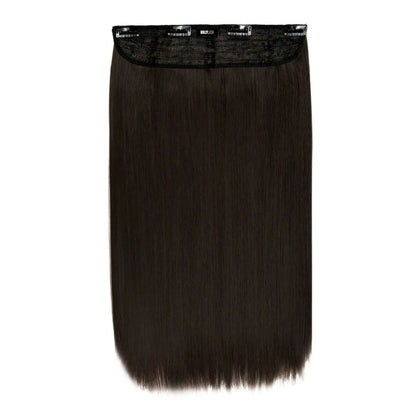 Extensiones Lisas Con Hilo Invisible y clips 55cm