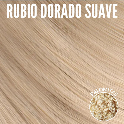 Extensiones Lisas Con Hilo Invisible y clips 55cm