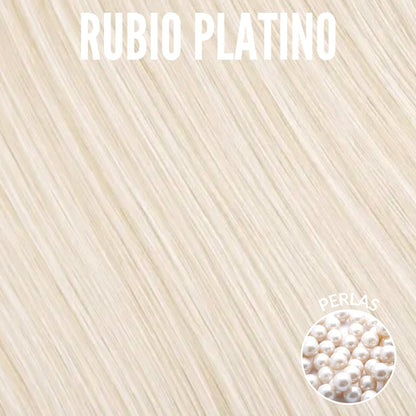Extensiones Onduladas Con Hilo Invisible y clips 50cm
