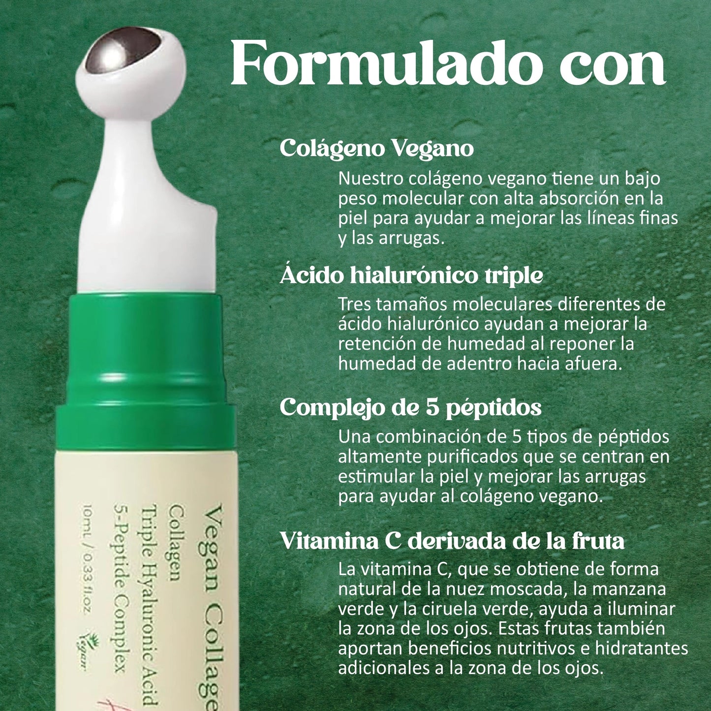 Contorno de Suero de colágeno Vegano